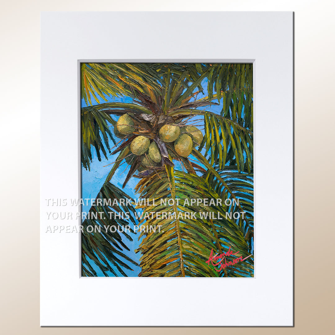 Coconuts - Signed Archival Paper Print