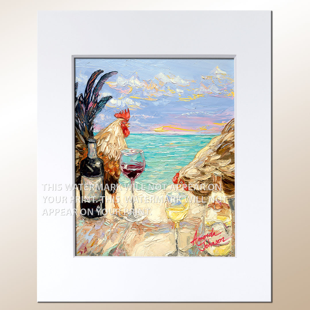 Coq Au Vin - Signed Archival Paper Print