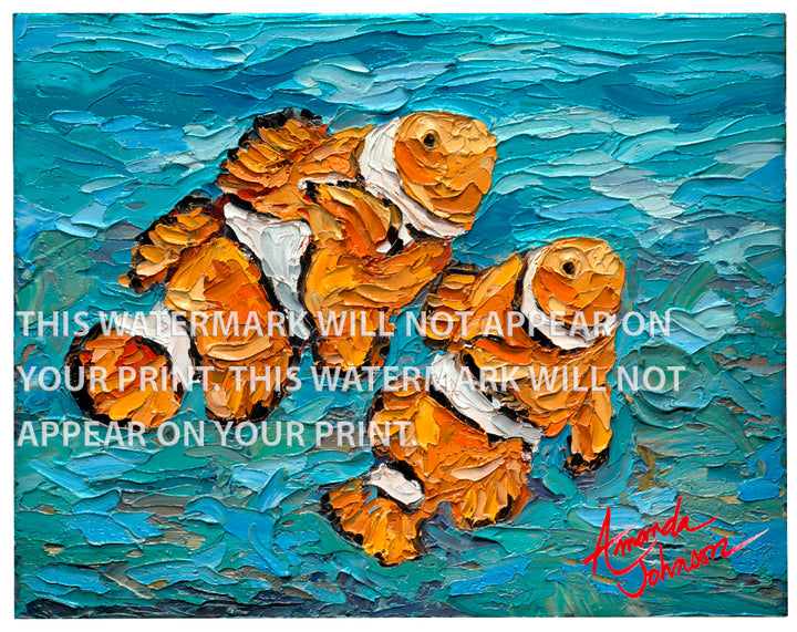 Goldfish Couple- Signed Archival Paper Print