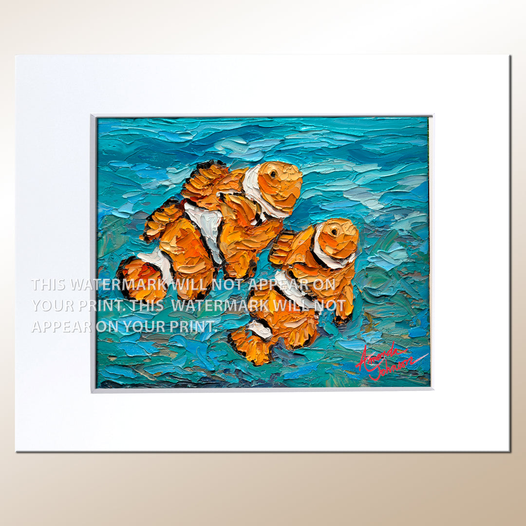 Goldfish Couple- Signed Archival Paper Print