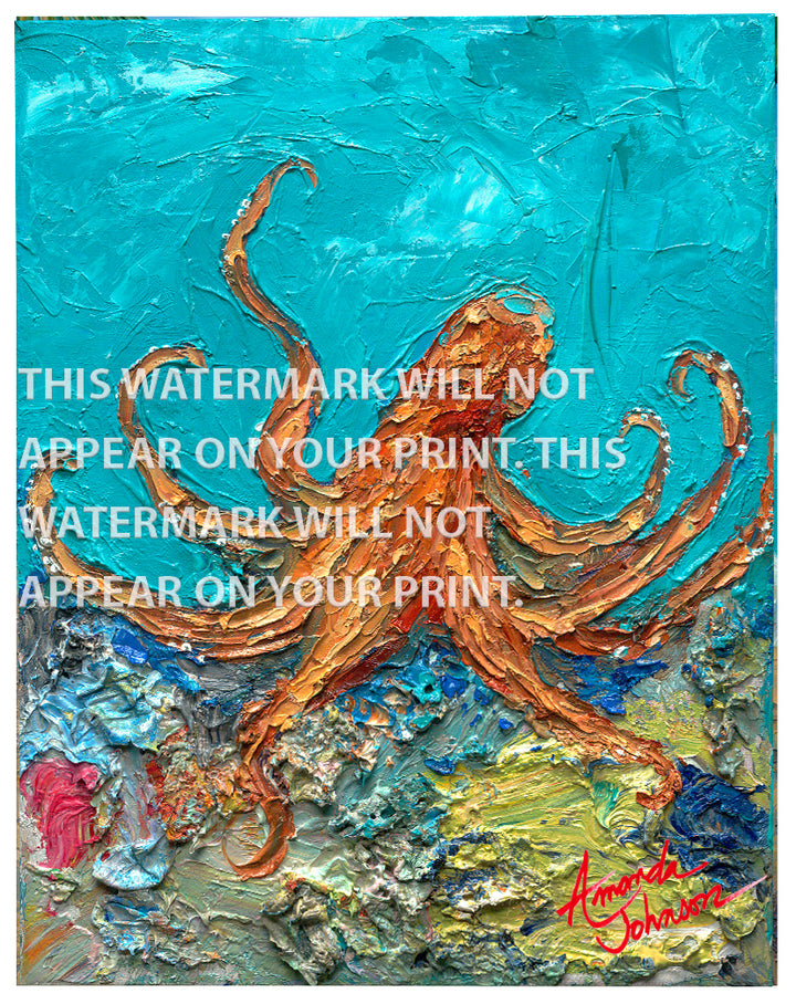 Octopus - Signed Archival Paper Print
