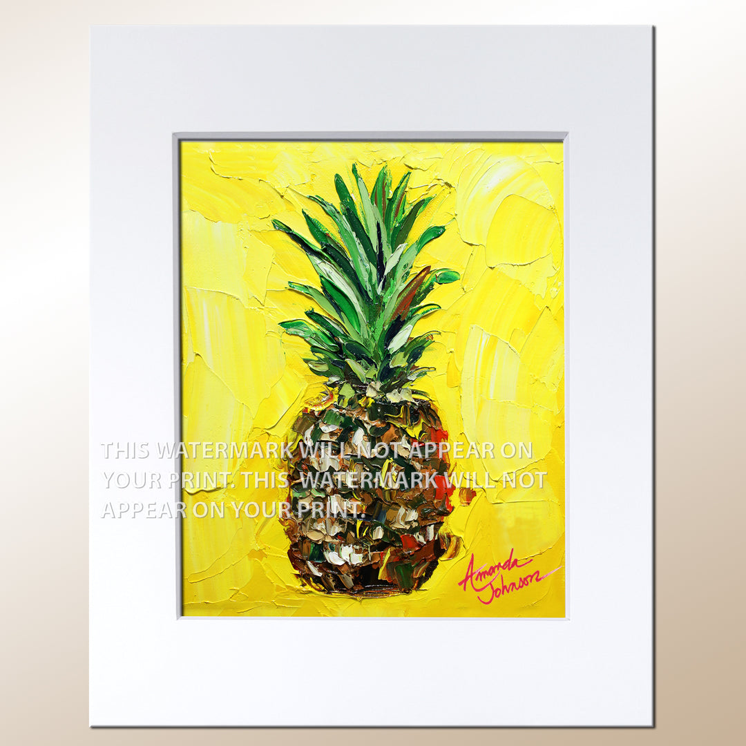 Pineapple Yellow - Signed Archival Paper Print