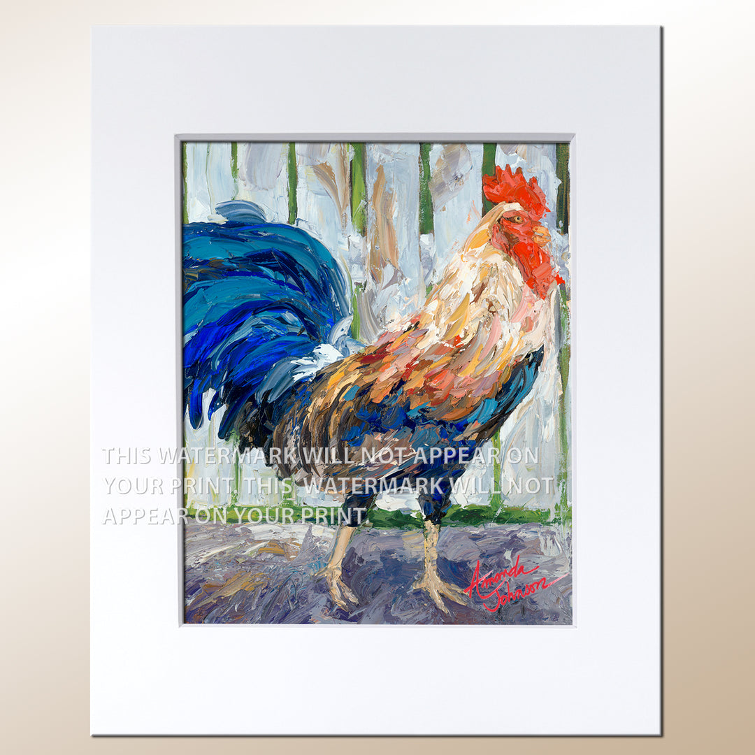 Spiritual Rooster - Signed Archival Paper Print