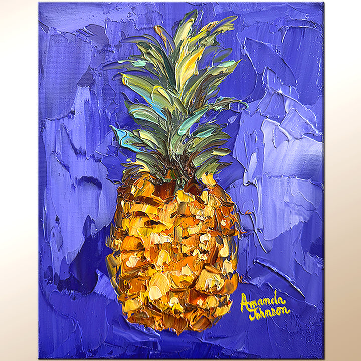 Pina Purple – Original Oil On Canvas