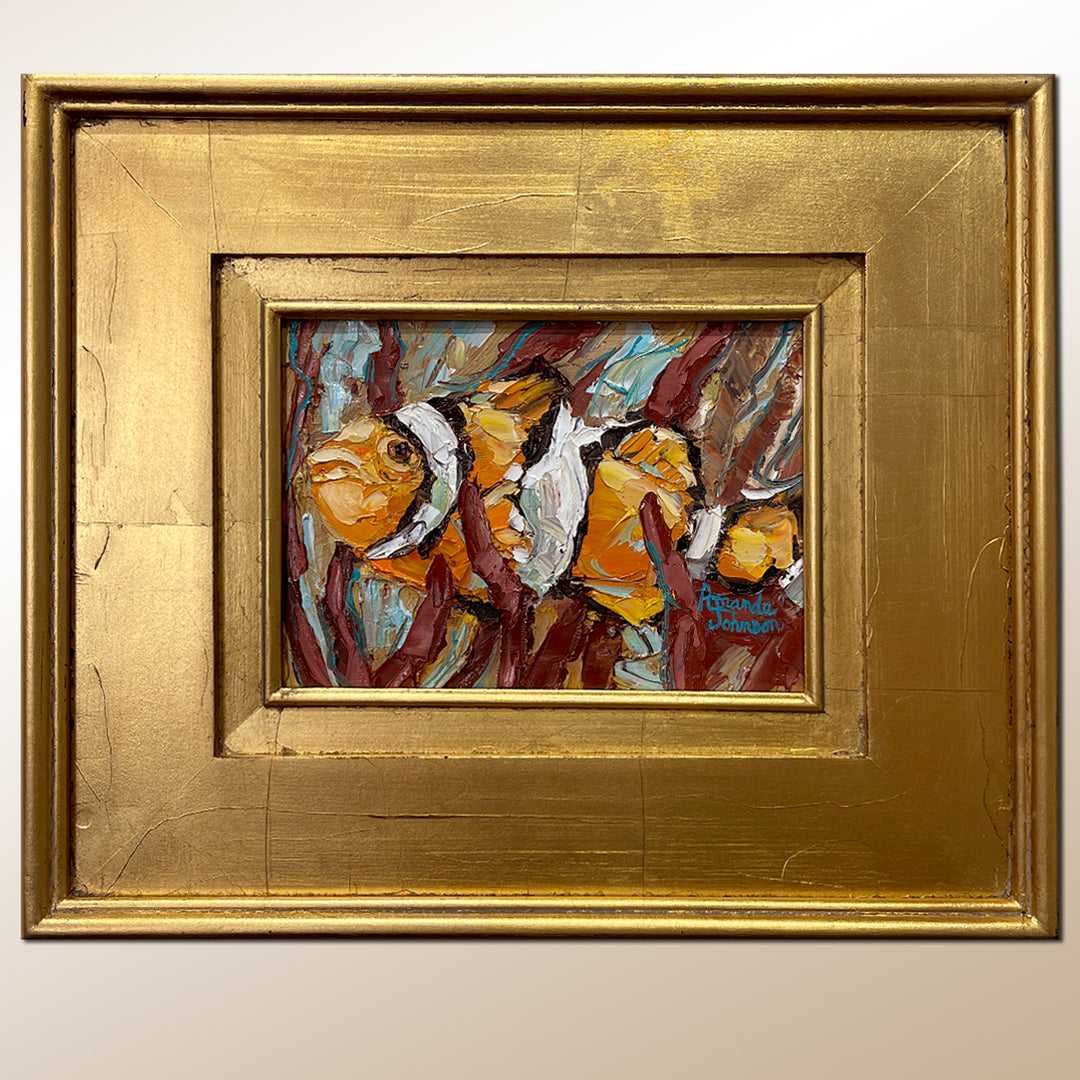Clownfish – Original Oil On Canvas