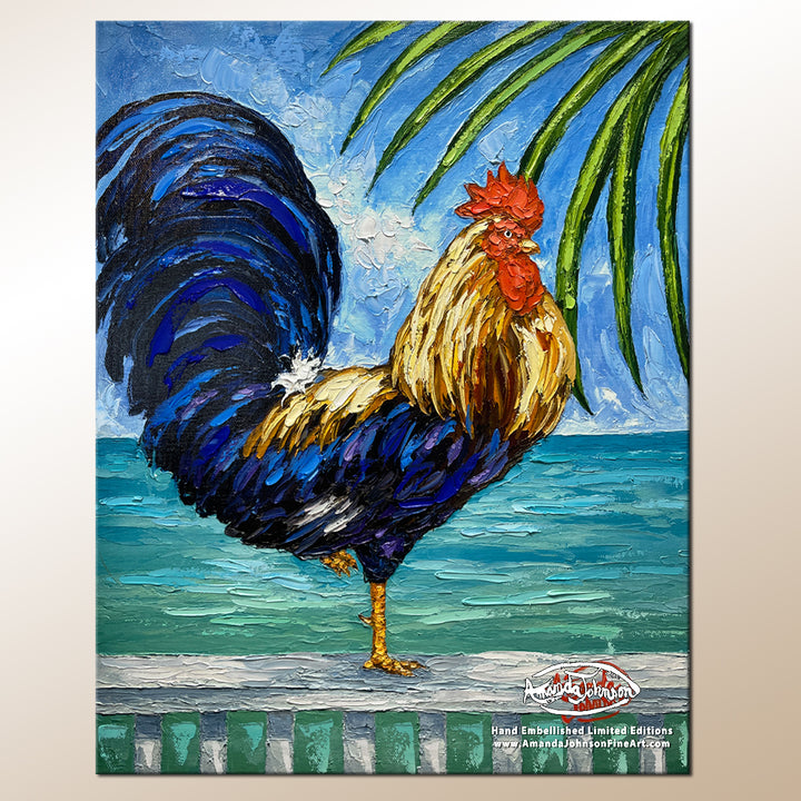 Room With A View – LE Embellished Canvas Giclee