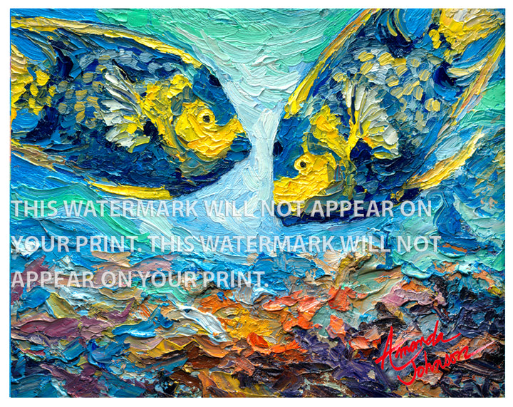 Angelfish Connection - Signed Archival Paper Print