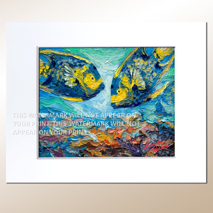 Angelfish Connection - Signed Archival Paper Print