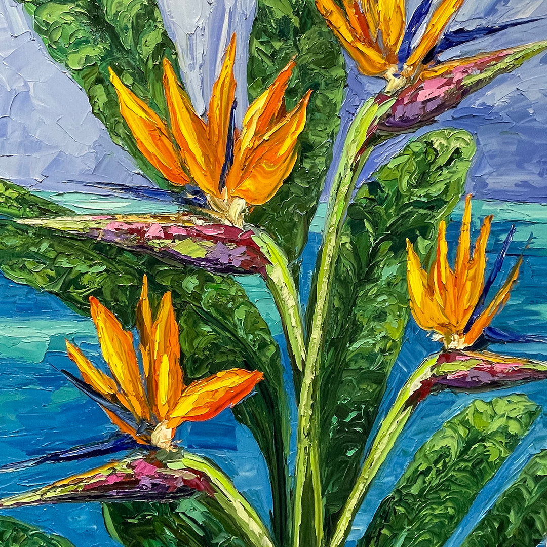 Birds Of Paradise – Original Oil On Canvas