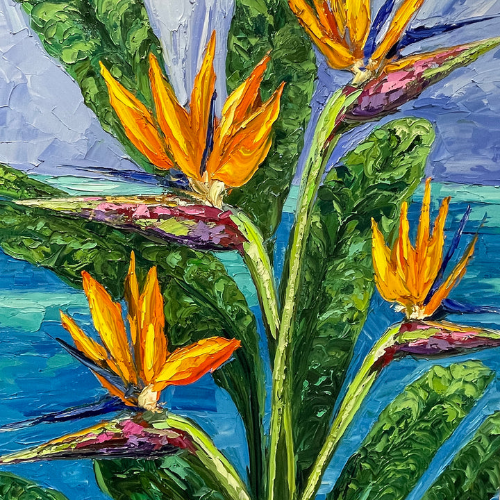 Birds Of Paradise – Original Oil On Canvas