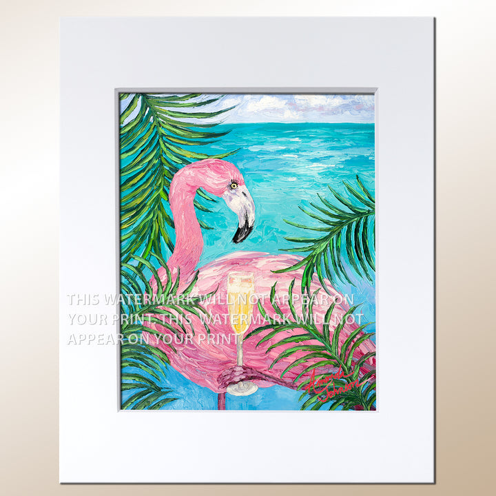 Champagne in Paradise- Signed Archival Paper Print