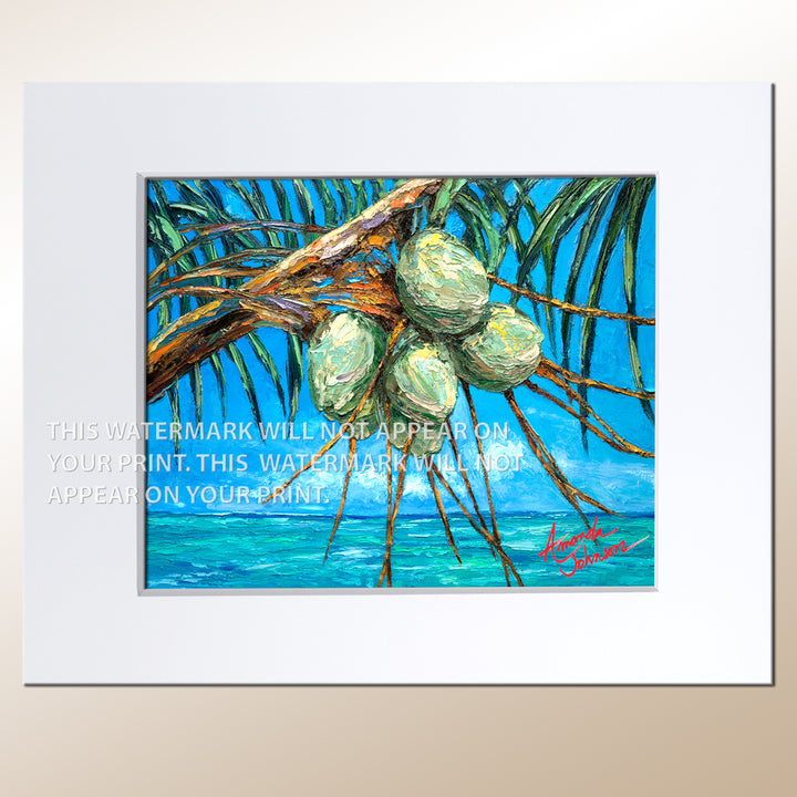Coconut Horizon - Signed Archival Paper Print