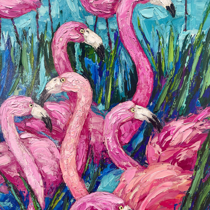 Flamboyance – LE Embellished Giclee On Canvas