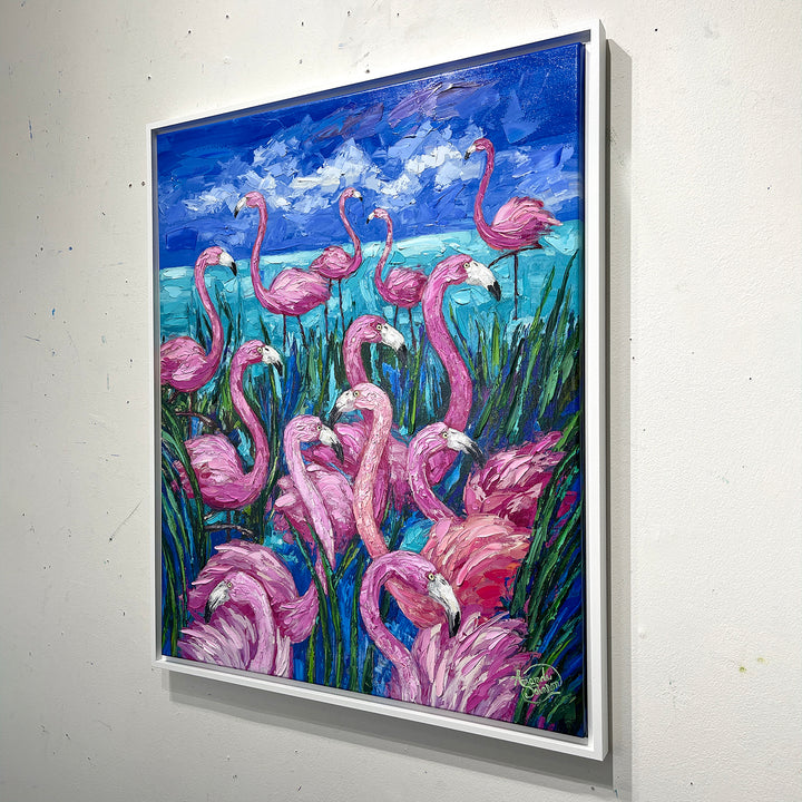 Flamboyance – LE Embellished Giclee On Canvas