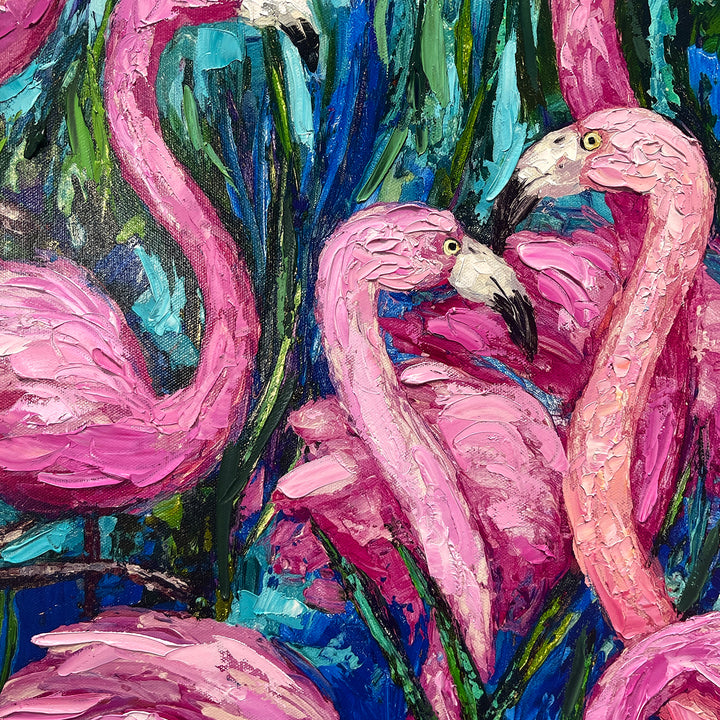 Flamboyance – LE Embellished Giclee On Canvas