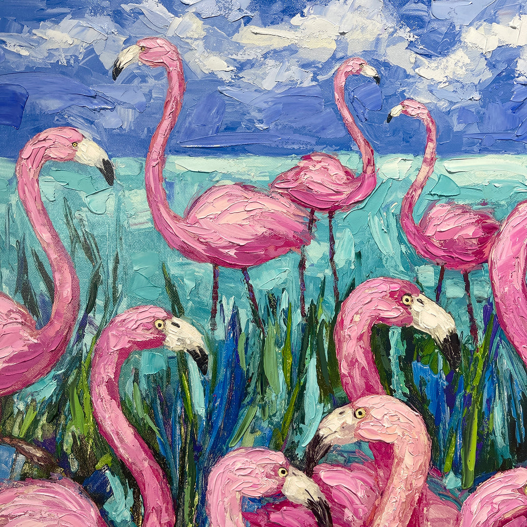 Flamboyance – LE Embellished Giclee On Canvas