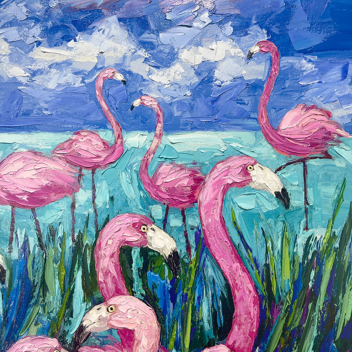 Flamboyance – LE Embellished Giclee On Canvas