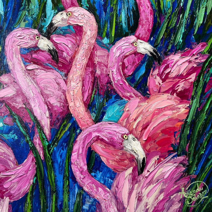 Flamboyance – LE Embellished Giclee On Canvas