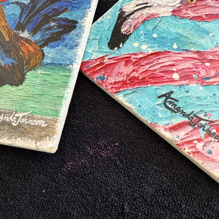 Marble Trivets - 8 x 8 Inches