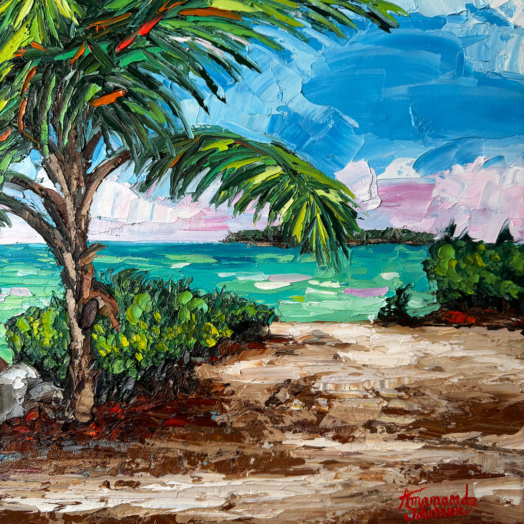 Lone Palm – Original Oil On Canvas