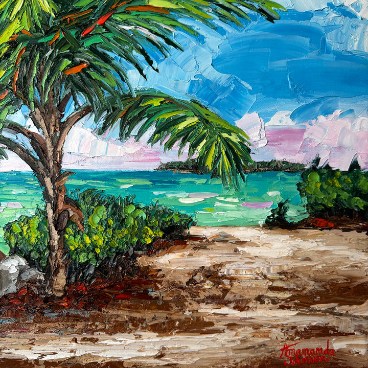 Lone Palm – Original Oil On Canvas