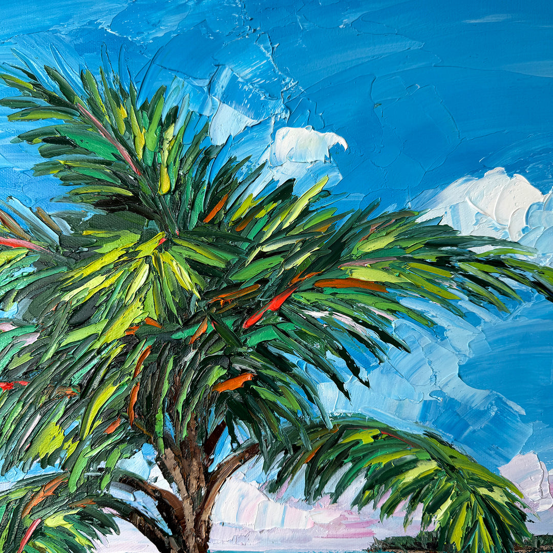 Lone Palm – Original Oil On Canvas