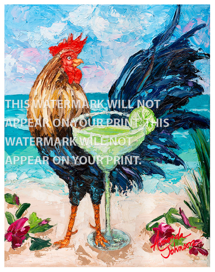 Margarita Rooster - Signed Archival Paper Print