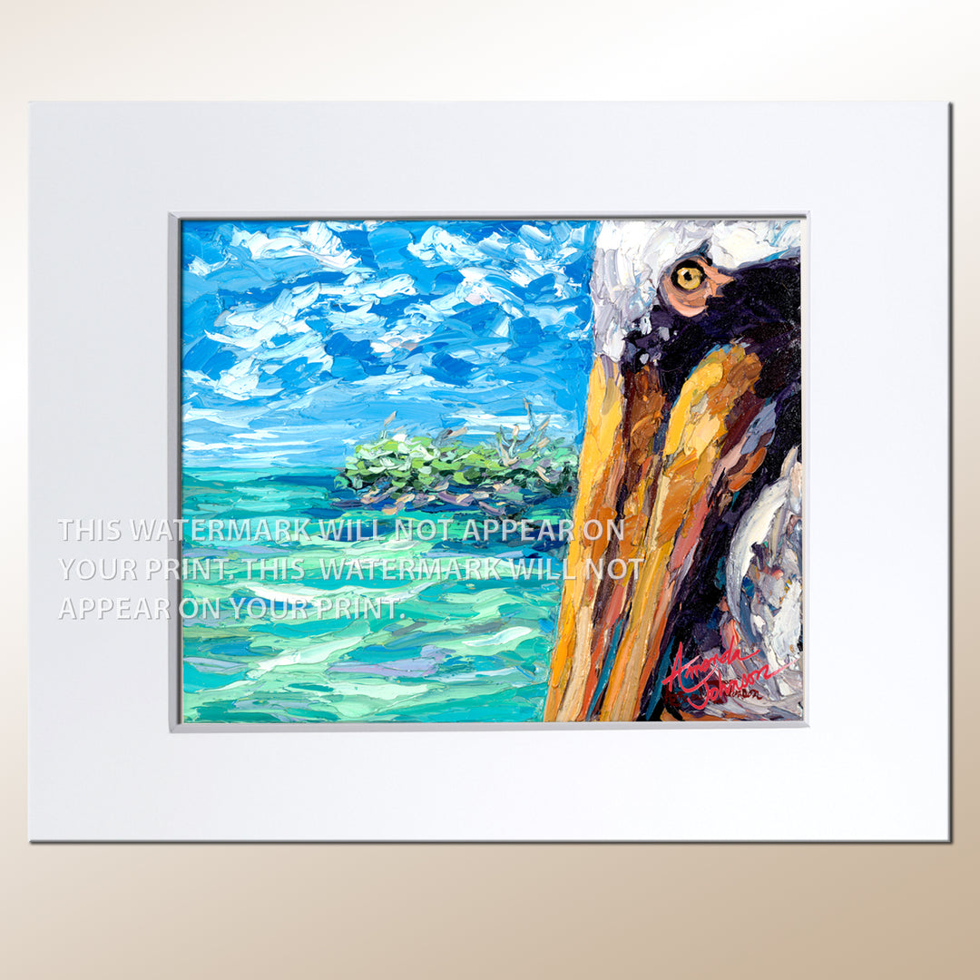 Pelican Commentary - Signed Archival Paper Print