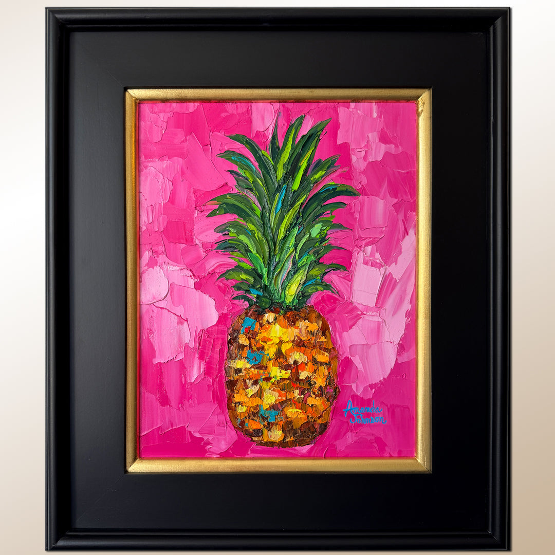 Pink Pina 3 – Original Oil On Canvas