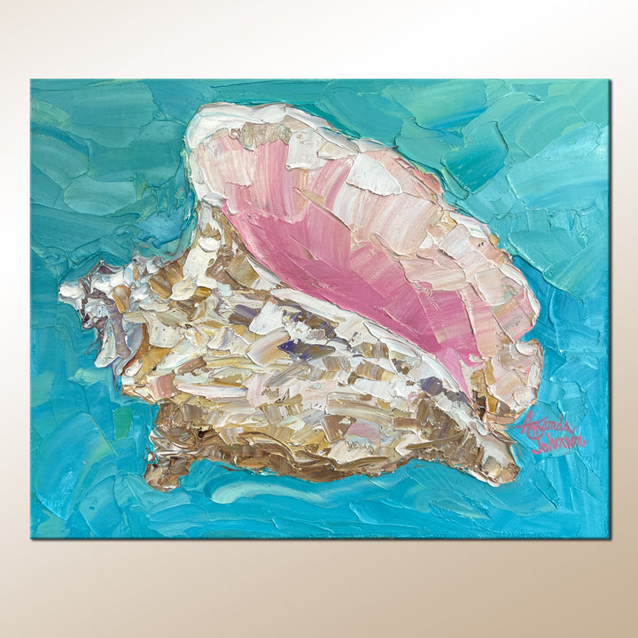 Queen Conch – Original Oil On Canvas