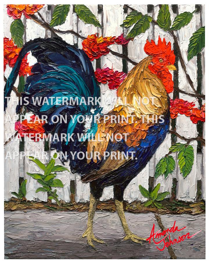 Romeo Rooster - Signed Archival Paper Print