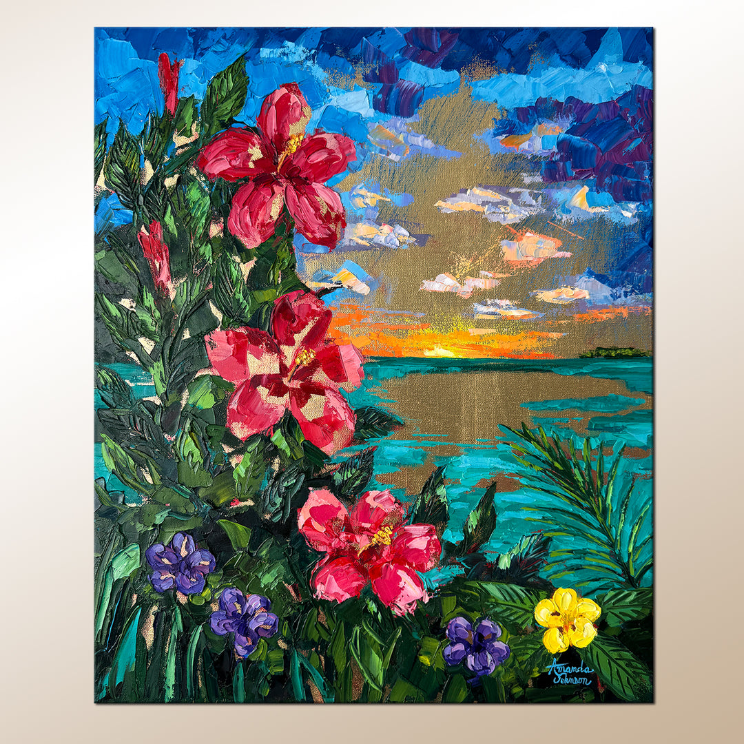 Sea Of Gold – Original Oil and Gold Leaf On Canvas