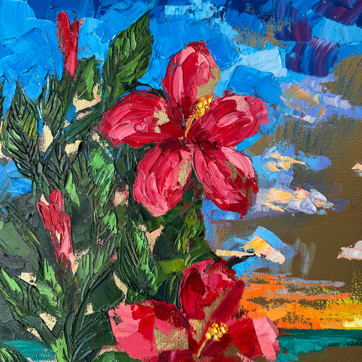 Sea Of Gold – Original Oil and Gold Leaf On Canvas