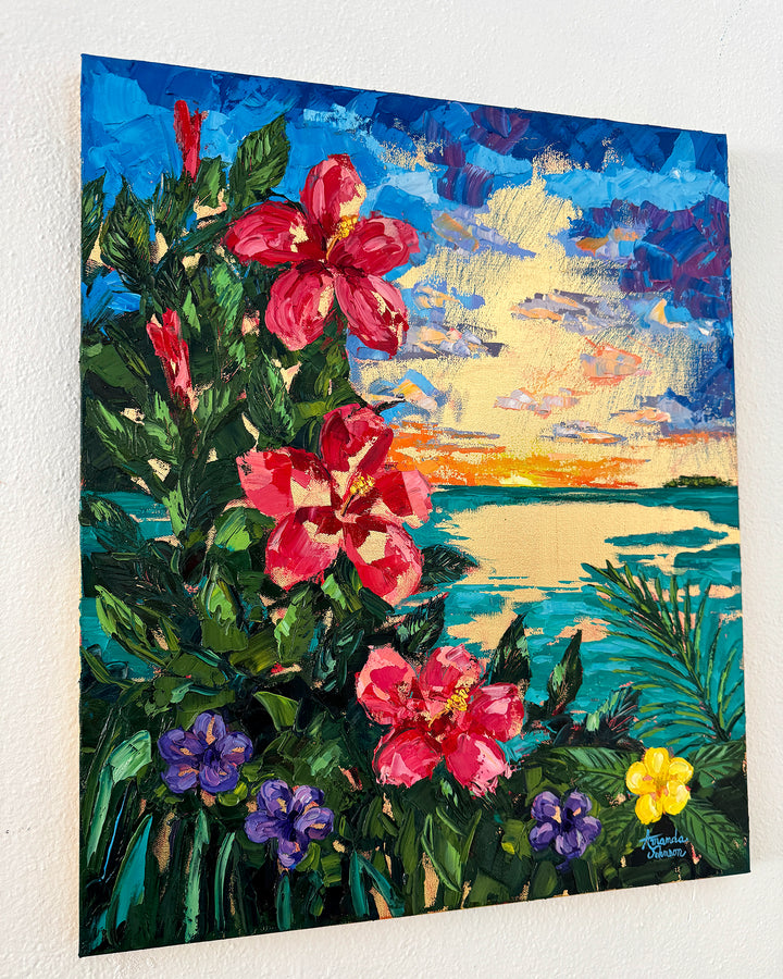 Sea Of Gold – Original Oil and Gold Leaf On Canvas