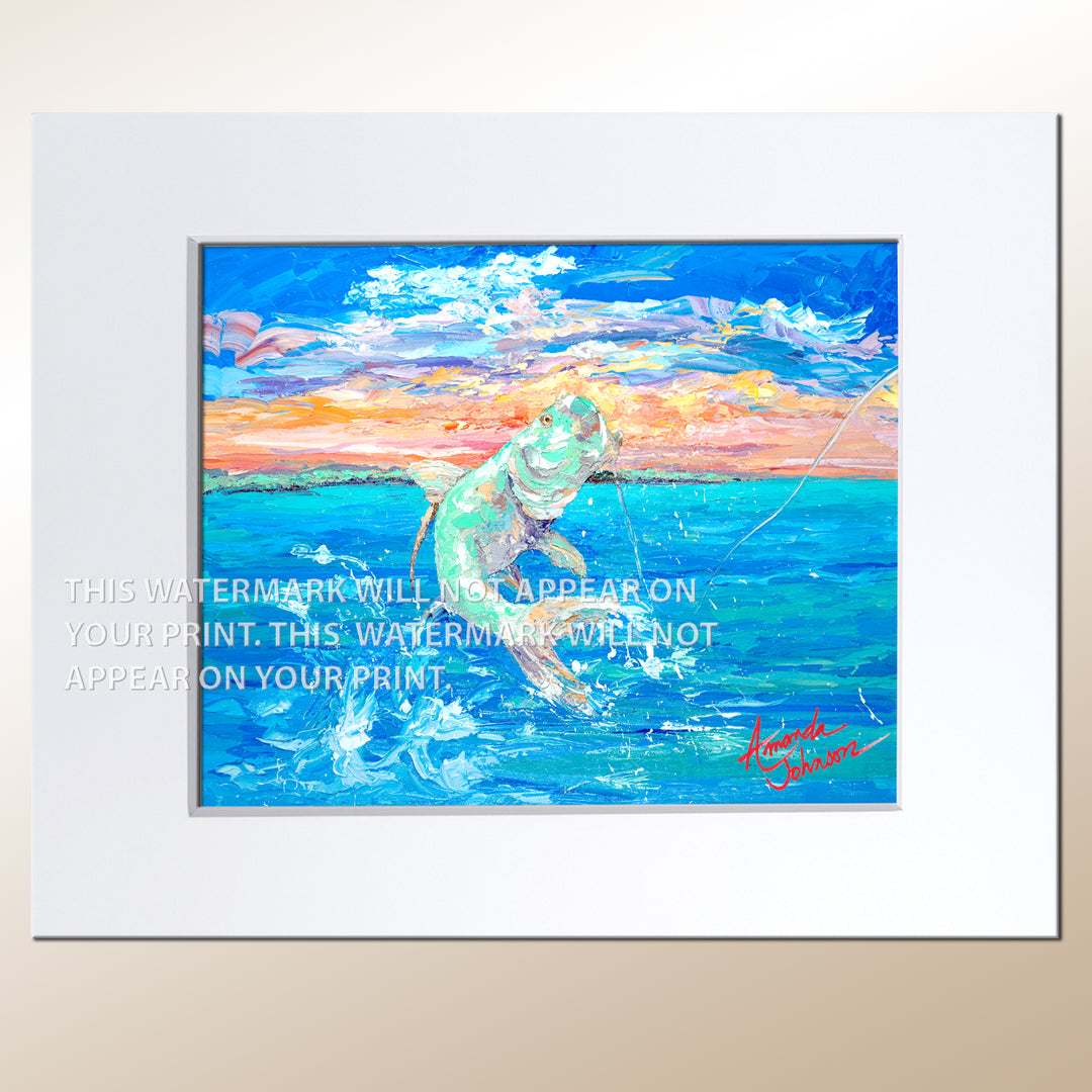 Tarpon Leap - Signed Archival Paper Print