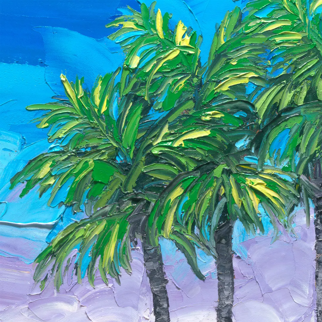 Untitled Sunset – LE Embellished Giclee On Canvas