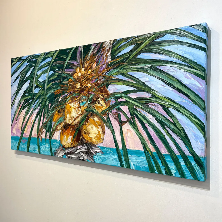 Bountiful Coconuts – Original Oil On Canvas