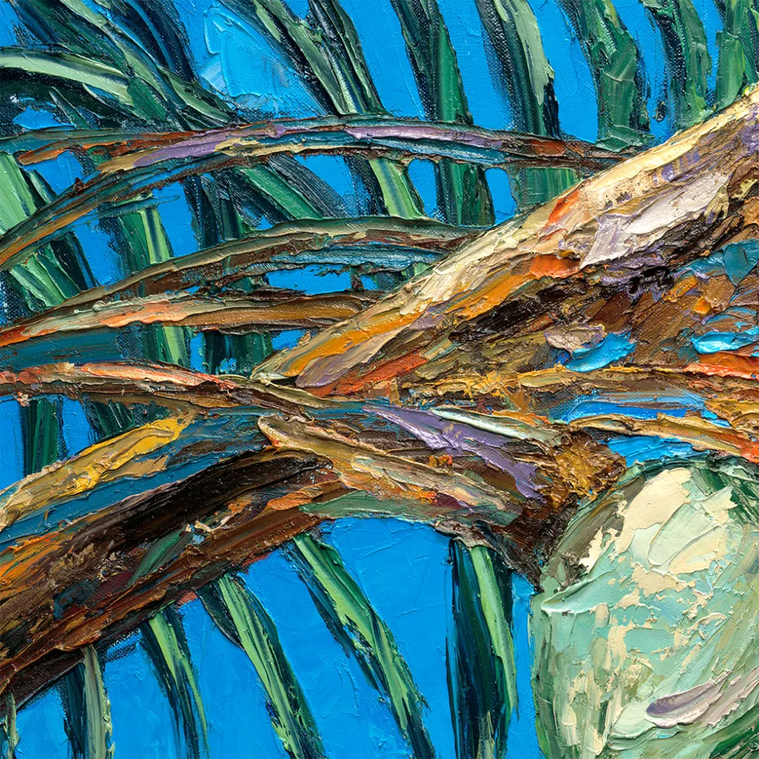 Coconut Horizon – LE Embellished Giclee On Canvas