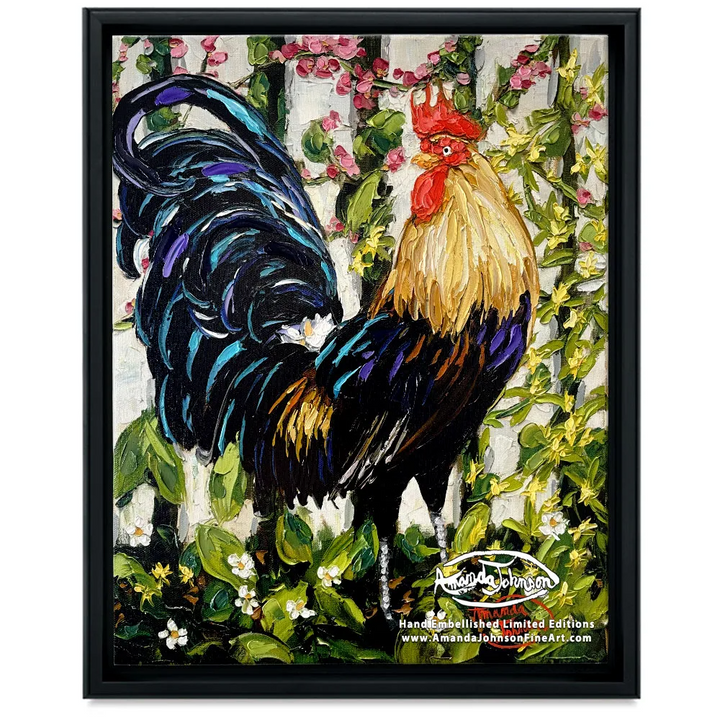 Made To Be Admired – LE Embellished Giclee On Canvas