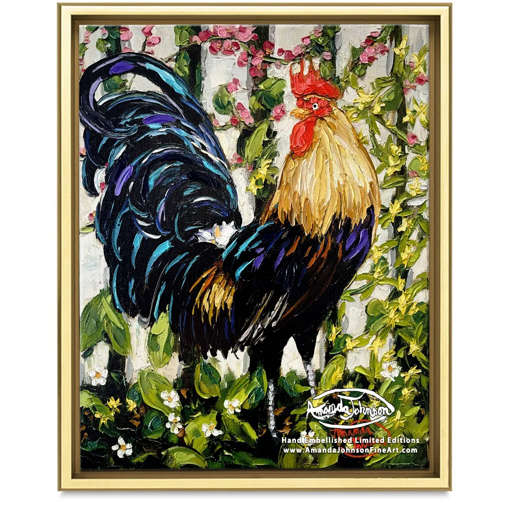 Made To Be Admired – LE Embellished Giclee On Canvas