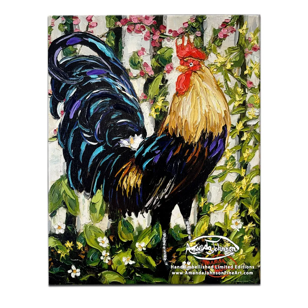 Made To Be Admired – LE Embellished Giclee On Canvas