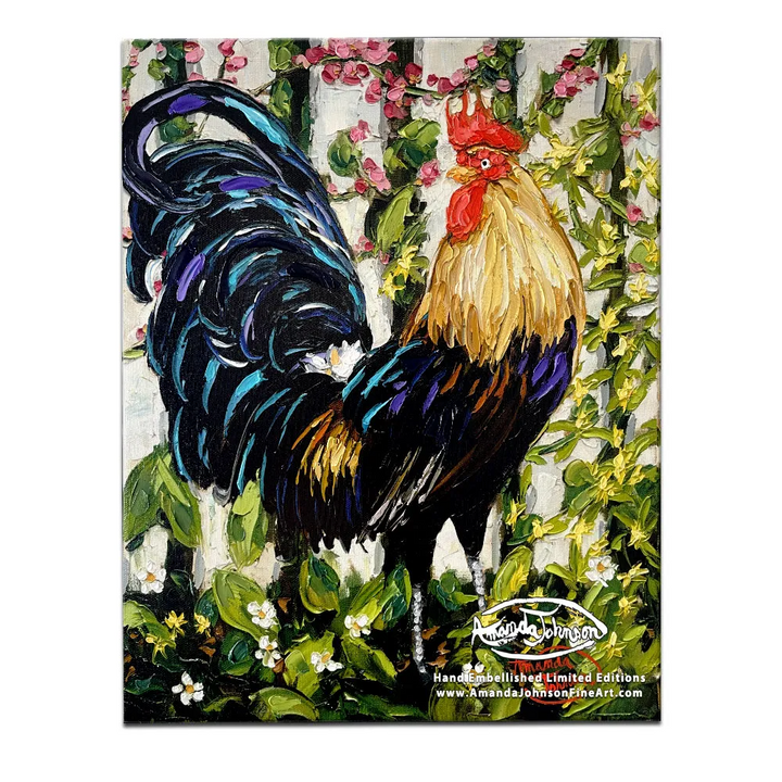 Made To Be Admired – LE Embellished Giclee On Canvas