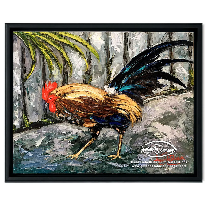 Night Walk – LE Embellished Giclee On Canvas
