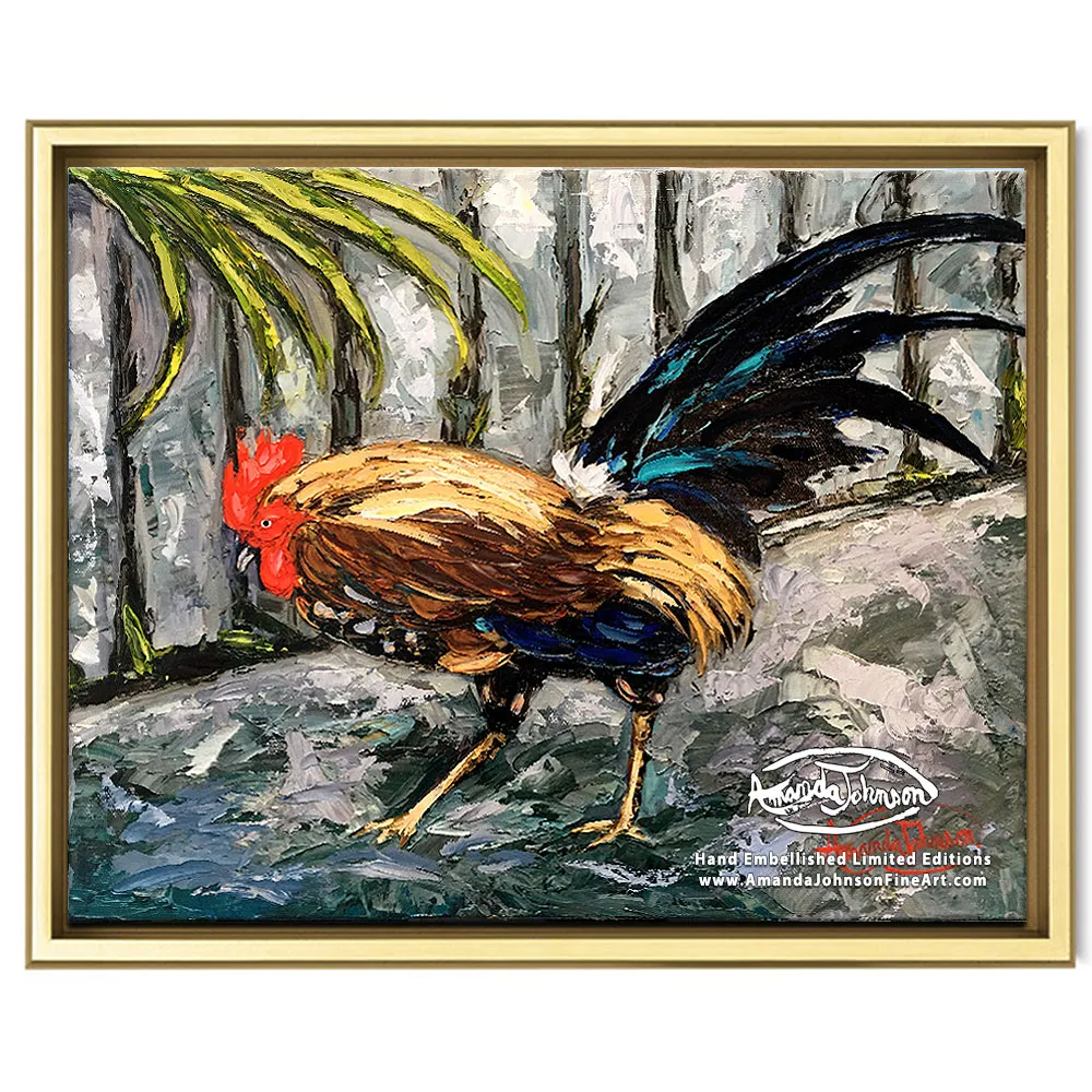 Night Walk – LE Embellished Giclee On Canvas