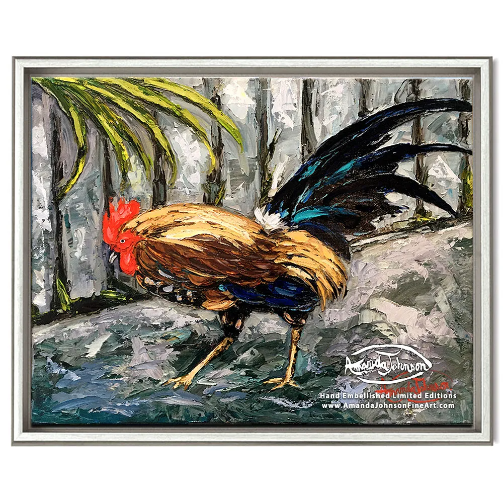 Night Walk – LE Embellished Giclee On Canvas