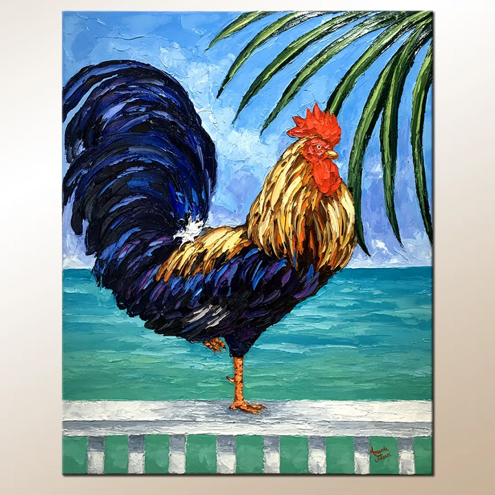 Room With A View – LE Embellished Canvas Giclee