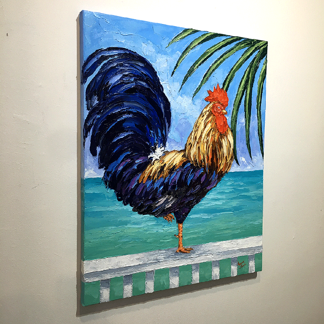 Room With A View – LE Embellished Canvas Giclee