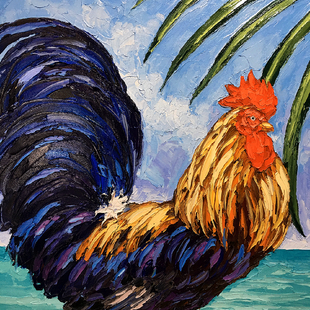 Room With A View – LE Embellished Canvas Giclee