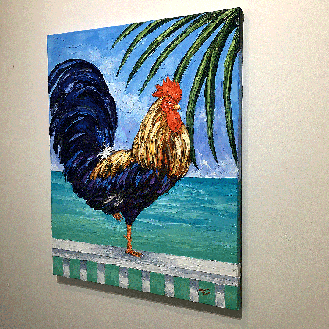 Room With A View – LE Embellished Canvas Giclee