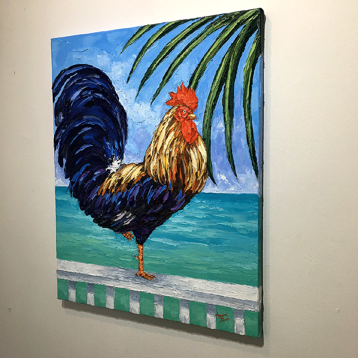 Room With A View – LE Embellished Canvas Giclee